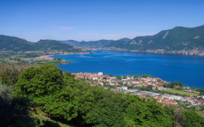 Was kann man am Lago Iseo in Italien sehen?